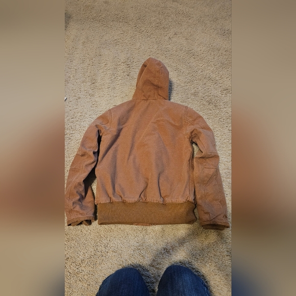 Carhartt Washed Duck Active Jacket - Style #104053 - Women's SMALL - Tan/Brown - Picture 7 of 8